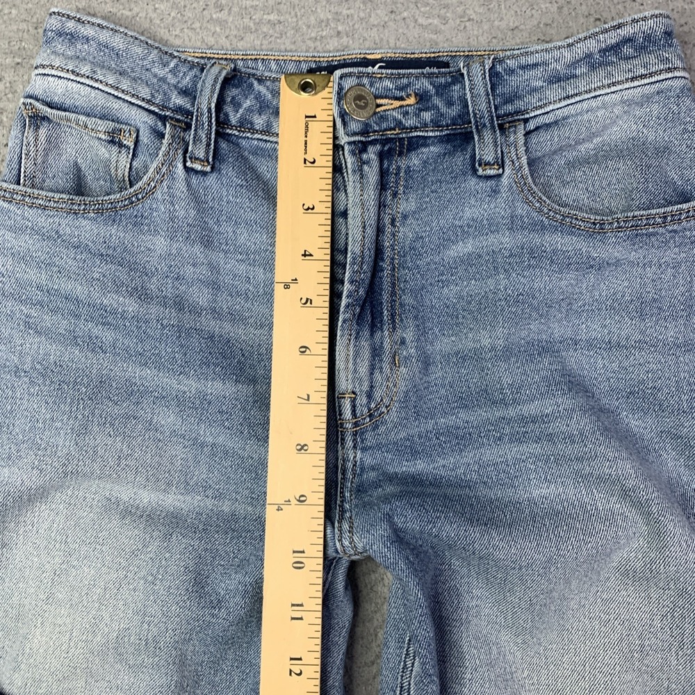 Hollister Ultra High Rise Dad Jean Women's size 27x32 Blue Denim - Picture 5 of 14
